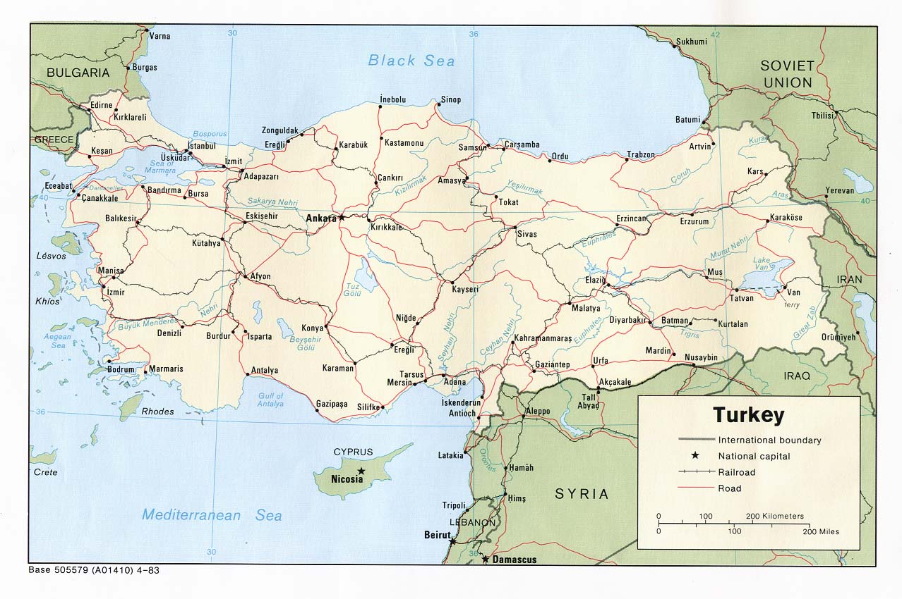 土耳其地图_土耳其地图库